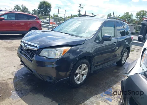 2014 Subaru Forester 2.5I Premium from USA, damaged, VIN JF2SJAEC3EH463548